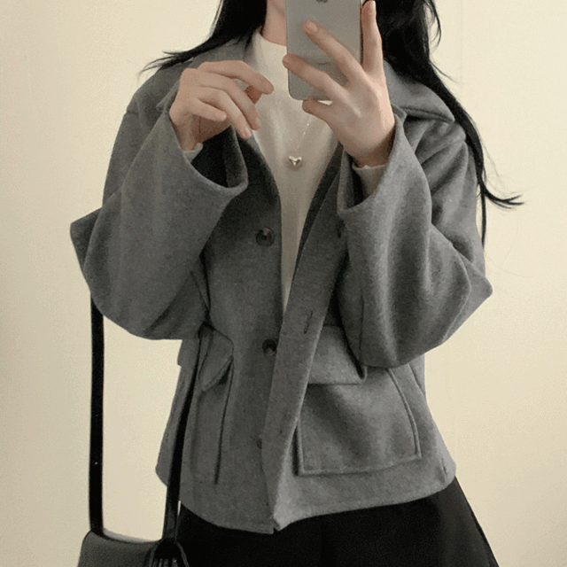 [무료배송/클래식!] 데이트룩, 겨울 모직 코코 자켓 (3color)
